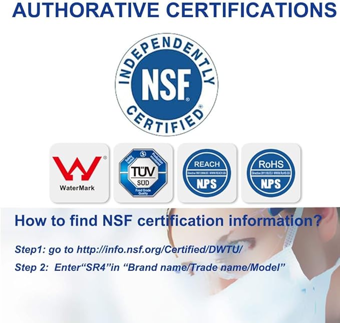 Refrigerator Water Filter Compatible with Everydrop® Filter 3, EDR3RXD1, 4396841, 4396710, Kenmore® 9030, 9083, 46-9083, 46-9030, 3Pack