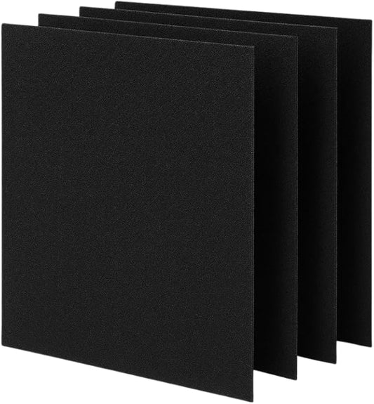 Nispira Replacement Charcoal Carbon Pre Filter Compatible with Fellowes AeraMax 290 300 DX95 Air Purifier - 4 Pack (9324201)