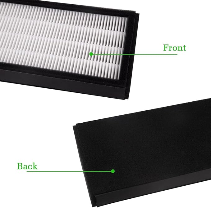 I clean Filter C Replacement Guardian FLT5250PT, Hepa Filter for FLT5000/FLT5111Series Air Purifiers AC5000, AC5000E, AC5350B, AC5300B Series(2 Pcs Hepa Filter C&6 Pcs Carbon Pre Filters
