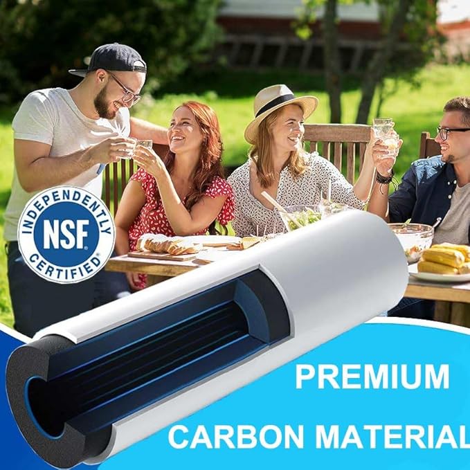 Refrigerator Water Filter Compatible with Everydrop® Filter 3, EDR3RXD1, 4396841, 4396710, Kenmore® 9030, 9083, 46-9083, 46-9030, 3Pack