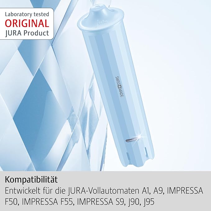 Jura 24231 Filter Cartridge Claris Blue+ Water Filter - Set of 3