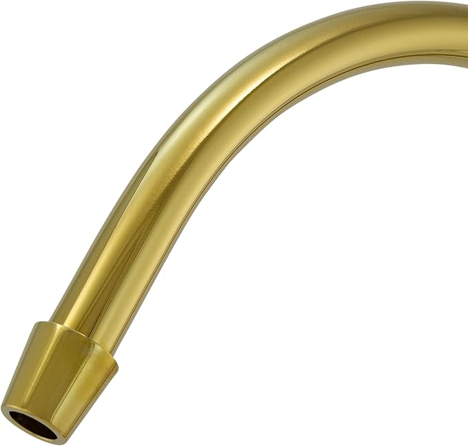 Non-airgap RO Faucet Reverse Osmosis Drinking Water Filtration System Water Dispenser Spout (Bright Gold). Euro Style with Faucet Wrench. NSF Certified.
