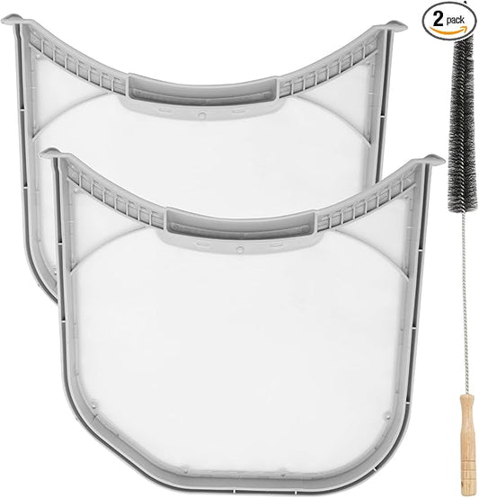 2Pcs ADQ56656401 Dryer Lint Filter, Replacement for LG DLE3600V/00 DLEX3360V Replacement for Kenmore 79680512900 79680518900, Replaces AP4457244 1462822 AH3531962