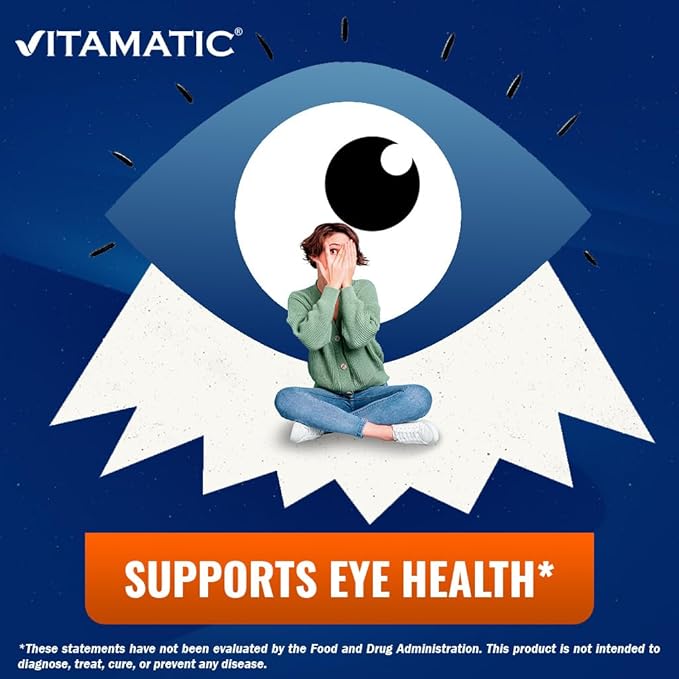 Vitamatic Lutein 40mg with Zeaxanthin 10mg, Eye Health Support Supplement, 240 Softgels