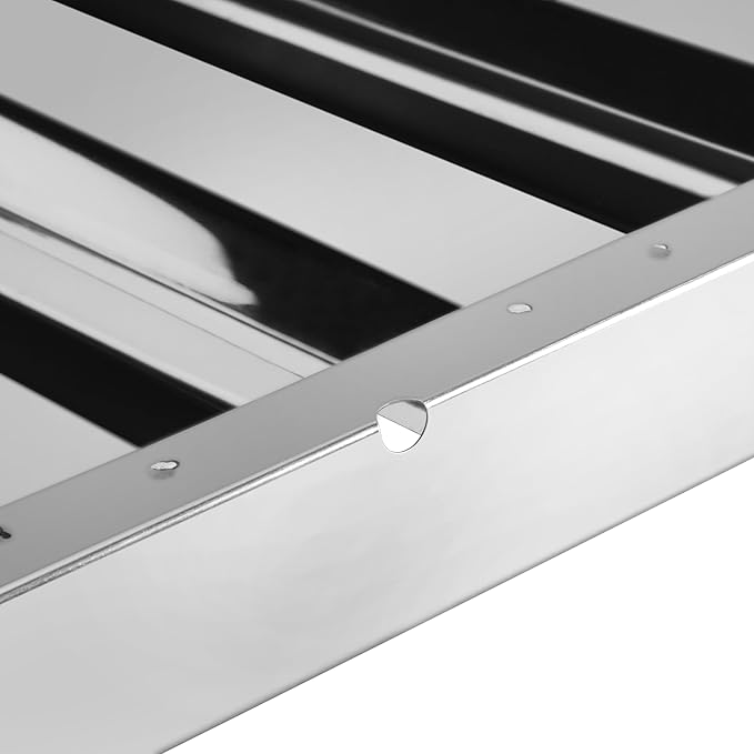 New Star Foodservice 54347 Stainless Steel Hood Filter 16" W x 25" H, Set of 6