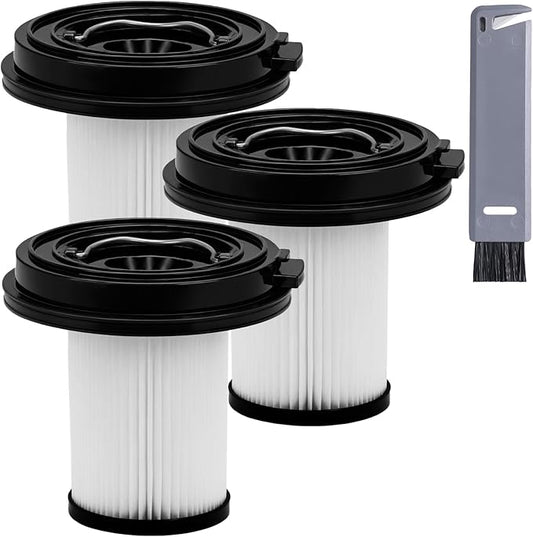 3 Pack Vacuum Filters Replacement Kit Compatible with Bissell Cleanview XR Pet 300W 3797V / CleanView XR 200W 3789U Cordless Vacuum,3 HEPA Filters Replace Part#1638010