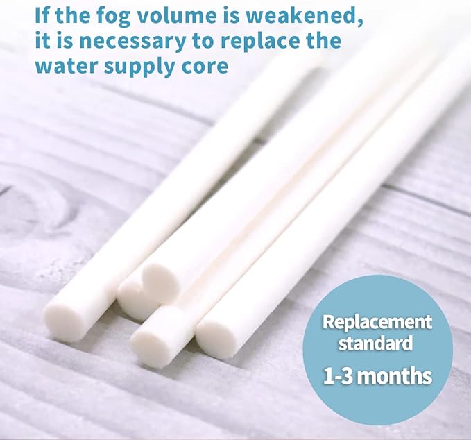 10 Pieces Humidifier Sticks Cotton Filter Refill Sticks Filter Replacement Wicks USB Humidifier Replacement Parts for Humidifier Car Humidifier Replacement Parts Can be cut(5.9 Inch)