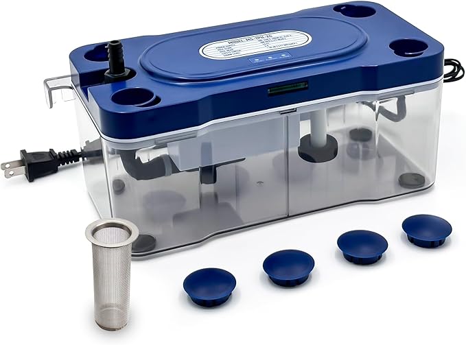 24 FT Lift 100 GPH HVAC Condensate Pump, 115V/230V Quiet (＜35dB) AC Condensation Removal Pump with Automatic Safety Switch for Air Conditioner, Furnace, Dehumidifier, Ice Maker