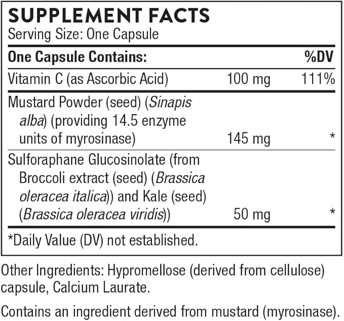 THORNE - Broccoli Seed Extract (Formerly Crucera-SGS) for Antioxidant Support* - Sulforaphane Glucosinolate (SGS) - 60 Capsules