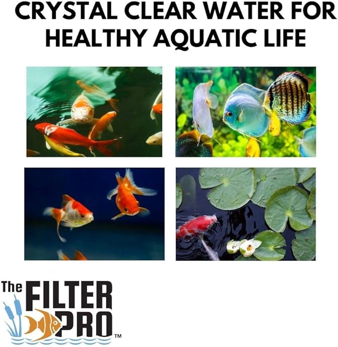 Green Coarse Filter Media, 2" Thick, 28" x 72" Roll, Perfect for Aquariums, Ponds or Water Gardens, Made in USA