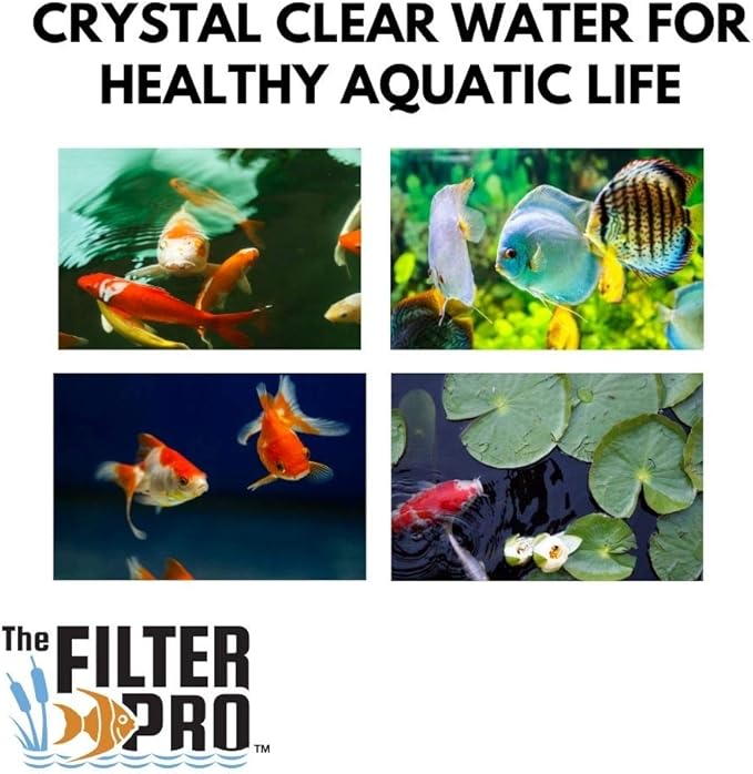 Green Coarse Filter Media, 2" Thick, 14" x 56" Roll, Perfect for Aquariums, Ponds or Water Gardens, Made in USA