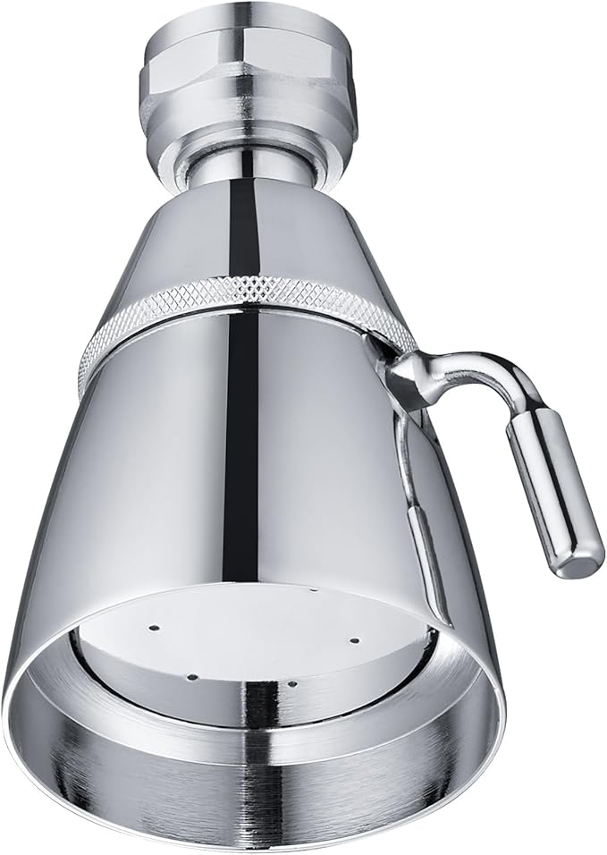 APLusee Soft Water Shower Head Chrome, Adjustment Brass Shower Wand Sprayer Replacement