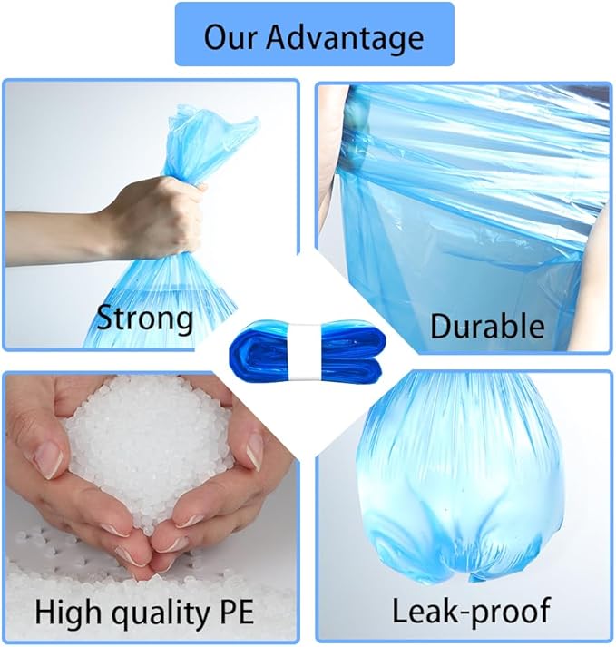 28 feet Cat Litter Refill Bags with 7-layer material effectively prevents odors Compatible with Litter Genie Refill Cartridge (4)