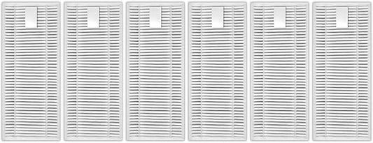 (6 Pack) M310 Replacement HEPA Filters Compatible With Lefant M310 Robot Vacuum Cleaner, Filters Accessories Kit, Filter Kit