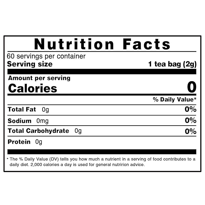 TEARELAE - Thyme Tea Bags - 60 Count - 100% Pure Natural Thyme Leaves - Help Digestion, Boost Immunity - Non-GMO - Caffeine-Free