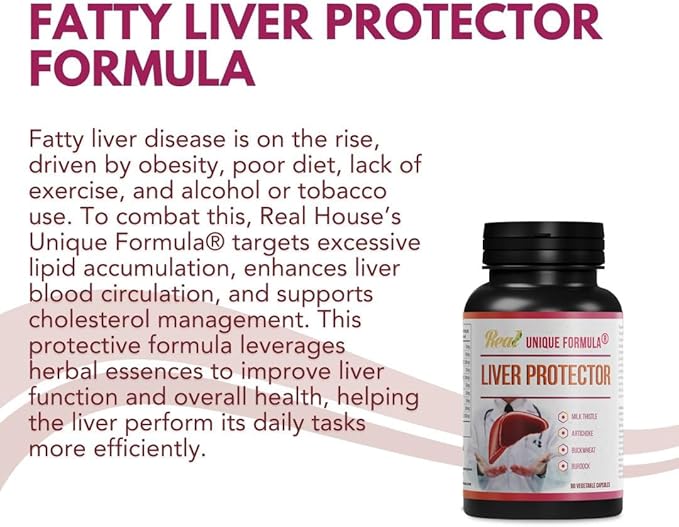 Liver Support Supplement, Herbal Liver Detox with Milk Thistle, Artichoke Leaf, Buckwheat Sprouted, Methionine, Curcumin, Betaine, Plant-Based (90 Capsules)