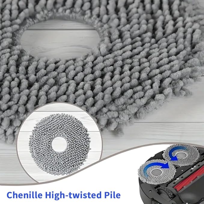 21 Pack Replacement Parts Compatible with Qrevo/P10【Not for Qrevo S/Qrevo Pro】 Robot Vacuum, Q Revo Accessory Replacement Kits with1 Rolling Brush,4 HEPA Filters,6 Dust Bags,6 Mop Pads,4 Side Brushes