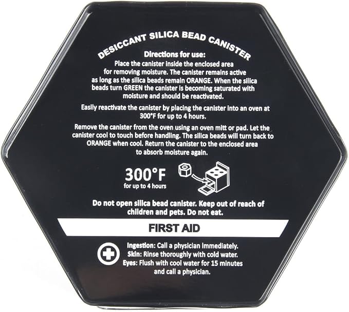 Gun Safe Dehumidifier, Moisture Absorbers for Safe, Storage, Closets & Cabinets, FULLBOW 750G Silica Gel Desiccant Dehumidifier (2 Units)