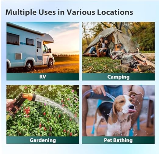 iSpring CW31-BV 3-Stage RV Water Filter System, SGS-Tested up to 99.99% Bacteria and Viruses Removal, Reduces Chlorine, Lead, and Sediment, Leak-Free, Tankless, 3/4" Lead-Free Brass Hose Connectors