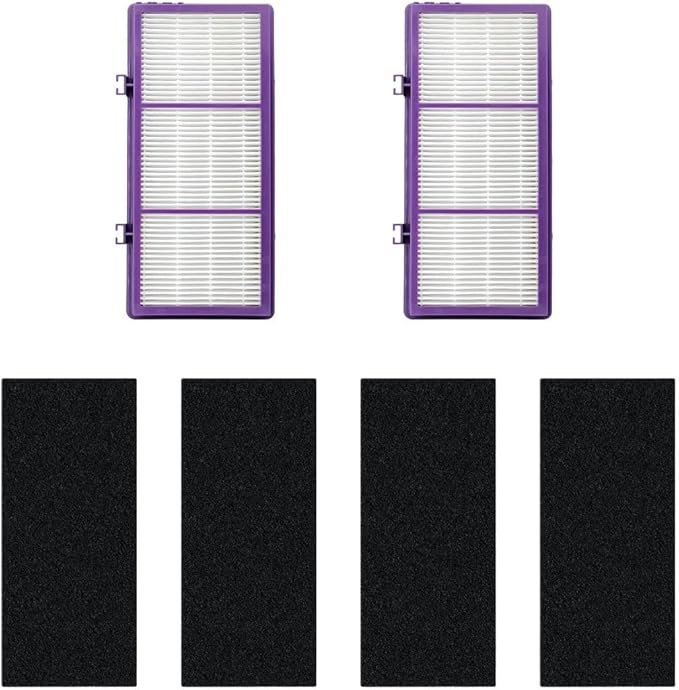 Nispira HAPF300AP AER1 Performance Plus Filters for Holmes HAPF30AT Air Purifier HAP242-NUC HAPF300AP-U4 2 HEPA Replacement 4 Carbon Pre Filter Replacement