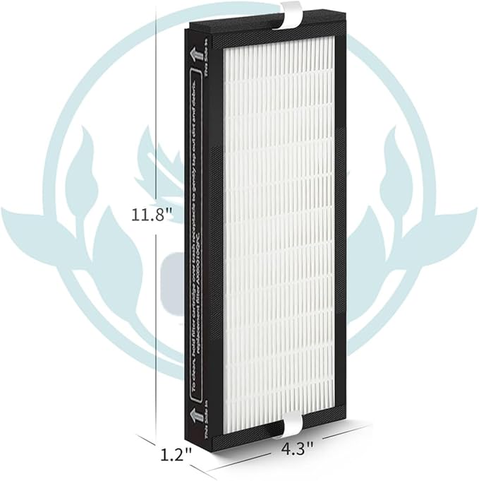 NKA 1-Pack AH60010 Replacement True HEPA Air Filter - Compatible with Hoover WH10100/WH10200 & Oreck AK60010QPC Air Purifiers (Not for AH60015、WH10600)