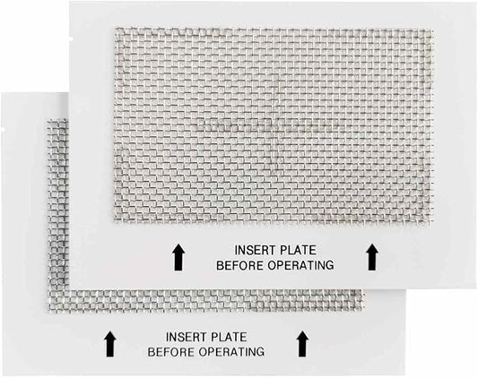 Universal Ceramic Ozone Plates for Generic Ozone Generators Washable Purification Air Purifier, 6.5" x 4.5" Inches Replacement Ozone Plates (2Pack)