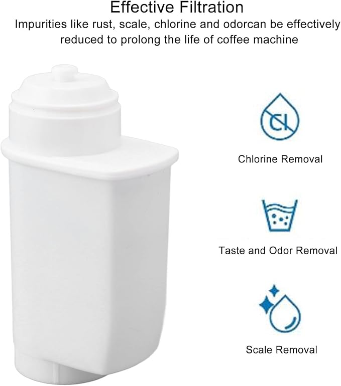 TOPINCN Coffee Machine Water Filter Replacement Compatible for 300 for 100 EQ, Pack of 4 Coffee Machine Water Filter