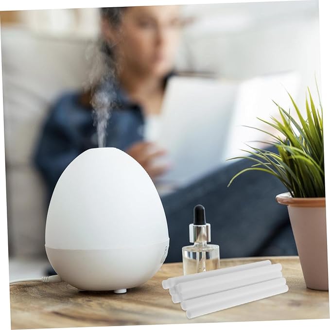 20pcs Cotton Filter Sticks for Humidifier Absorbent Diffuser Wicks Replacement Pure Cotton Humidifier Refill Accessories for Home and Office Use