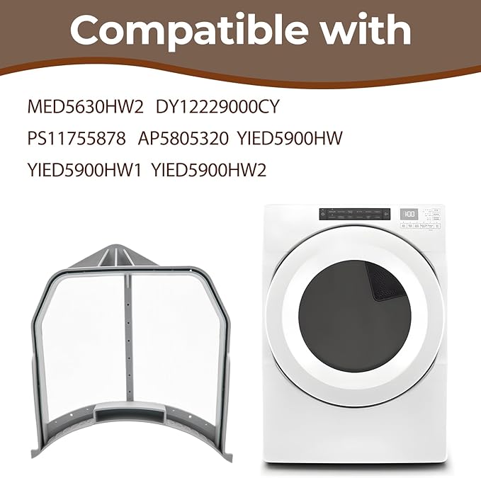 W11758174 Dryer Lint Filter Replace P5313133 Compatible with Whirlpool YIED5900HW Series Maytag MED5630HW2 Dryer