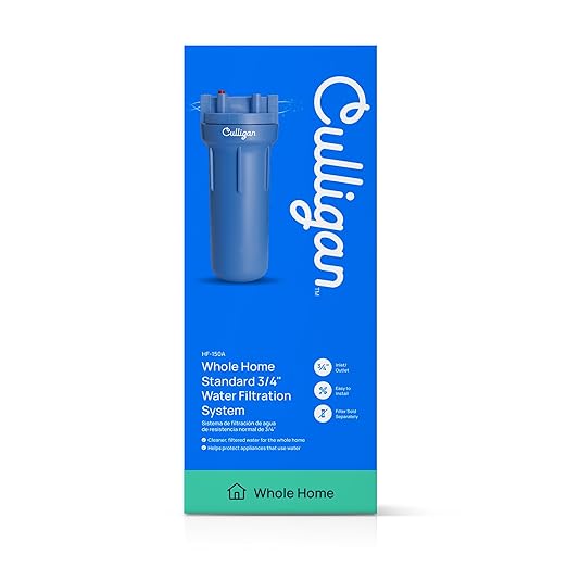 Culligan HF-150A Whole Standard Duty 3/4 Inlet/Outlet Water Filter Housing, Blue
