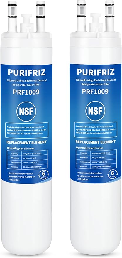 Refrigerator Water Filter Compatible with Kenmore 9999, 469999, 46-9999, A0094E28261 Water and Ice, NSF Certified, 6 Month / 300 Gallon, 2 Pack