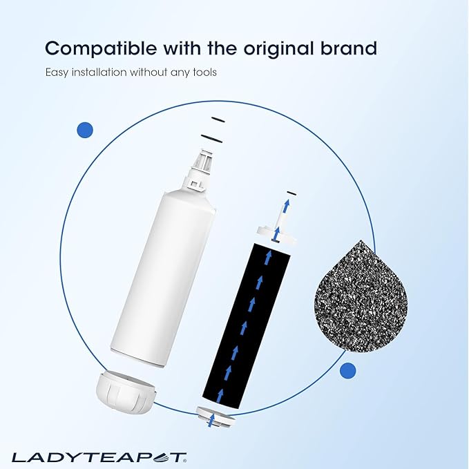 Replacement 7012333 Ice Maker Wa-ter Filter, Compatible With Sub-Zero 7012333 Water Filter, UC-15 Ice Maker Water Filter Replacement (2-Pack)