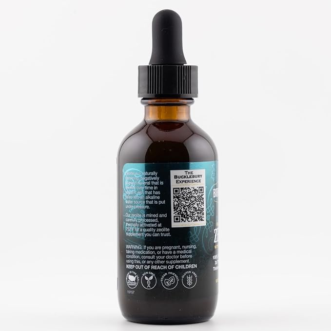 Zeolite Liquid Suspension w/Chlorella - Detox Support, Immune System and Digestive Tract Health Support for Kids and Adults (60 Servings)