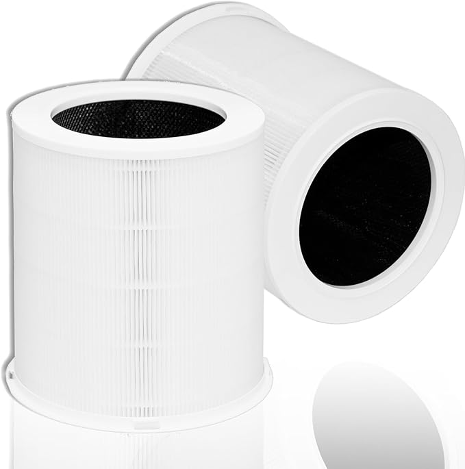 2 Pack AP401 AP402 Upgrade H14 HEPA Air Purifier Filters Replacement,Compatible with Dayette AP401 AP402 & JOWSET AP402 AP403 Air Purifier,4 in 1 High-Efficiency Purification System