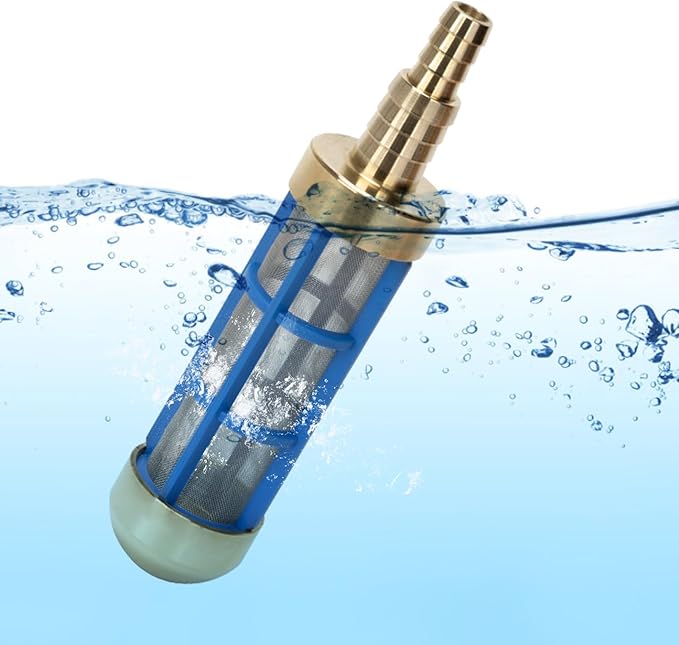 3/4" 1/2Inch Metal Heavy Duty Hose Water Suction Strainer Pickup Filter Fit For Pressure Washers For Sucking Water Water Pump Strainer Heavy Duty Suction Filter Water Pump Cleaning Filter