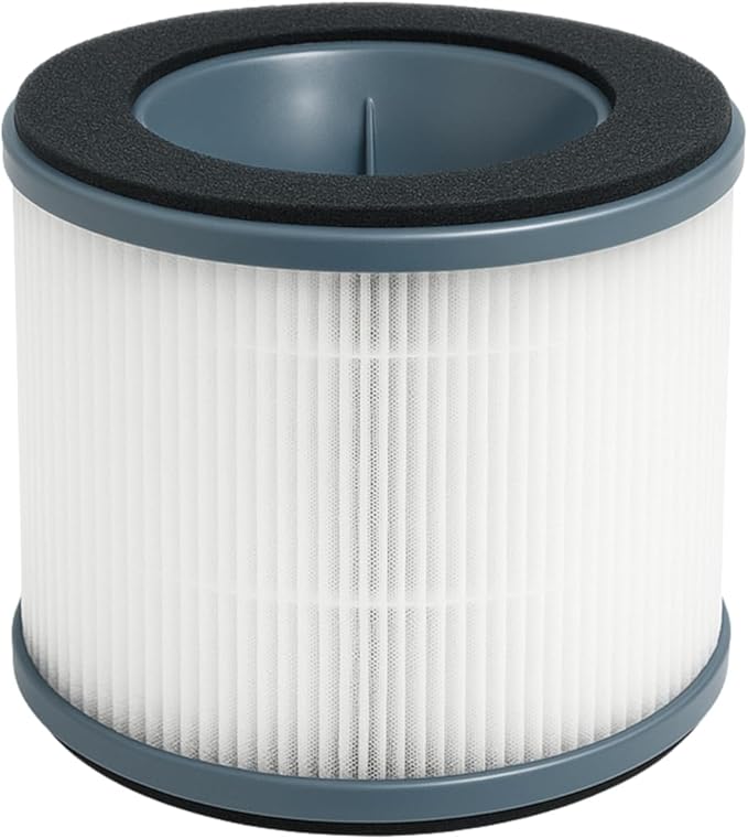 Nispira AP-T10 AP-T10FL 3-In-1 Activated Carbon True HEPA Filter Replacement For Homedics Air Purifier AP-T10-BK AP-T10-WT | Removes Smoke, Chemical VOCs, Odor, Pet Dander | 1 Pack
