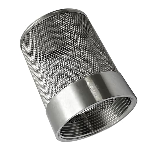 2inch 304 Stainless Steel Filter Head with Internal Thread Diameter of 58mm Connected to DN50 2-inch Water Pipe Filter Used to Remove Debris and Reduce Solid Entry（1pcs）