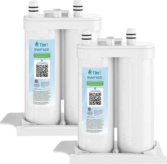 Tier1 PureSource2 Refrigerator Water Filter 2-pk | Replacement for WF2CB, NGFC 2000, 1004-42-FA, 469911, 469916, FC100, EWF2CBPA, Fridge Filter