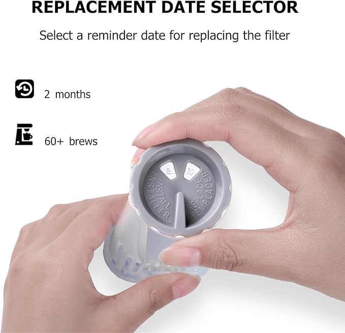 Keurig Starter Kit Replacement for K-Compact, K-Duo, K-Duo Gen 2, K-Duo Essentials, K-Latte, K200, K250 Brewers (Includes Short Water Filter Holder and 2 Replacement Water Filters)