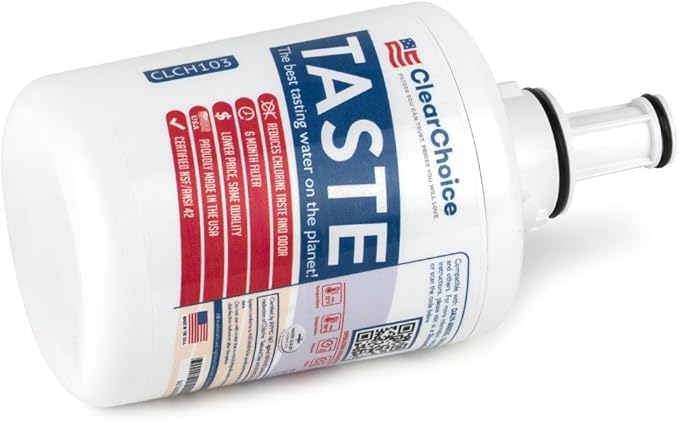 Clear Choice Taste Filter Replacement for Samsung DA29-00003G DA97-06317A Refrigerator Water Filter Compatible with DA97-06317A, NSF/ANSI 42 Certified, Box of 3, Made in the USA