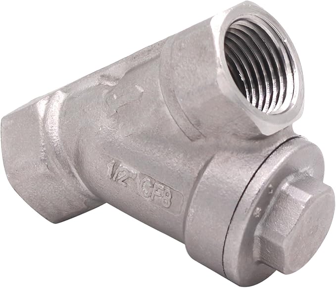 1/2 Inch Wye Strainer 100 Mesh Screen Filter Valve - 800 WOG SUS316 CF8M