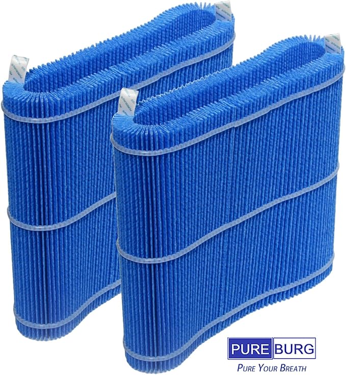 PUREBURG Replacement Wick Filter Compatible with BLUEAIR DH3i 2-in-1 Purify + Humidify Humidifier & Air Purifier, 2-Pack