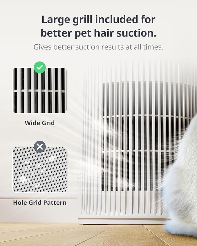 SwitchBot Air Purifiers for Home Large Room with Matter Up to 3620 ft², 20dB, Washable Pre-filter, Pet Mode, 10 RGB Colors, Aromatherapy, Work with Apple Home, Alexa, GoogleHome, HomeAssistant