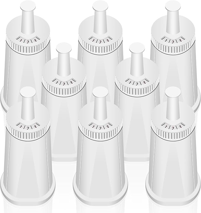 8 Pack Replacement Water Filter for Breville Espresso Machine Barista Touch Bes880, Barista Pro BES878, Oracle Touch BES990, Oracle BES980, Dual Boiler BES920 Bambino ClaroSwiss Sage by Funmit