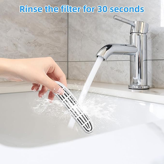 28 Pack Cat Water Fountain Filters Replacement for OPOWO 108oz/3.2L Wireless Pet Water Dispenser Fountain FT999 (14 Filters & 14 Sponges)