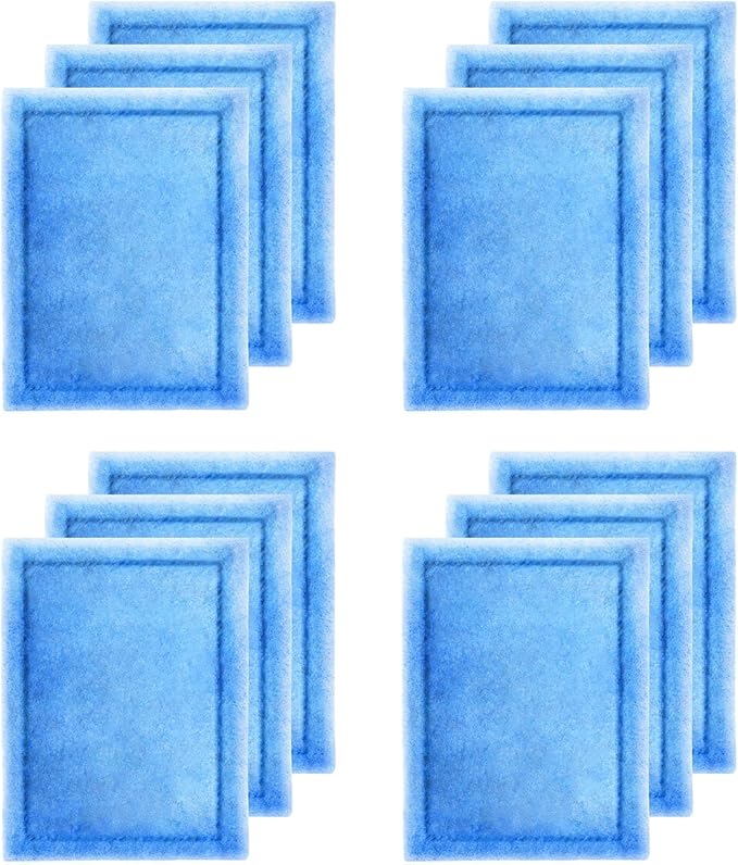 12 Pcs Aquarium Filter Cartridge,Compatible for Aqua-Tech 10-20 Power Filters, Replacement for AquaTech EZ-Change # 2