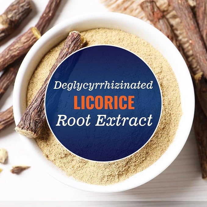 Vitamatic DGL Licorice 3800 mg Equivalent Per Serving (from 10:1 Extract 380 mg) - 10X Stronger - Supports Healthy Digestive & Respiratory Functions - 200 Capsules