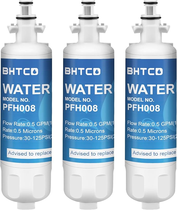 Refrigerator Water filter for LG LFXC24726S/D, LFXS29766S, LFX25991ST, LMXS27626S, LFX28978ST/W, LFXS30726S Replace (3pcs)