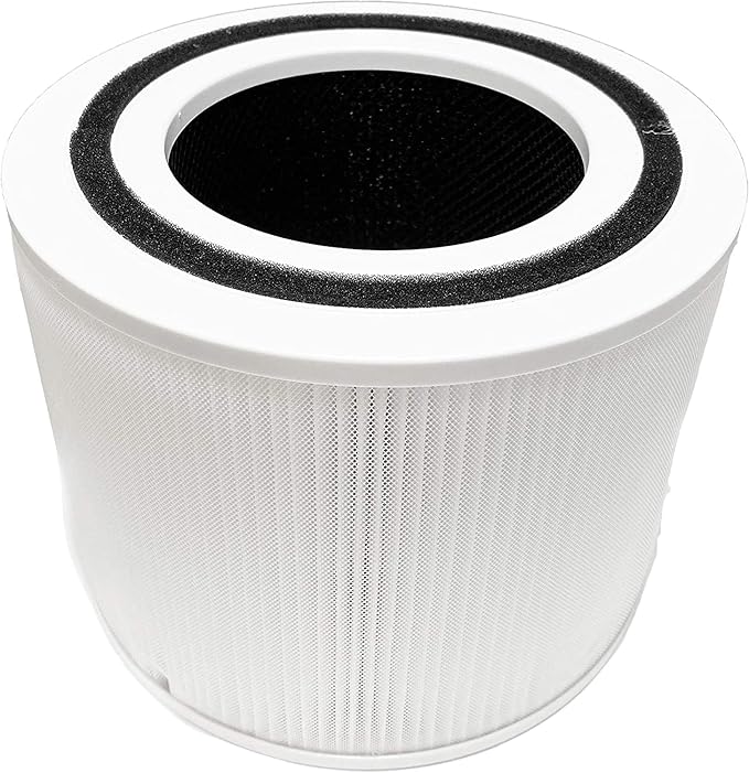 Nispira 3-in-1 True HEPA Carbon Filter Replacement Compatible with Puro240 240 Air Purifier, 1 Pack