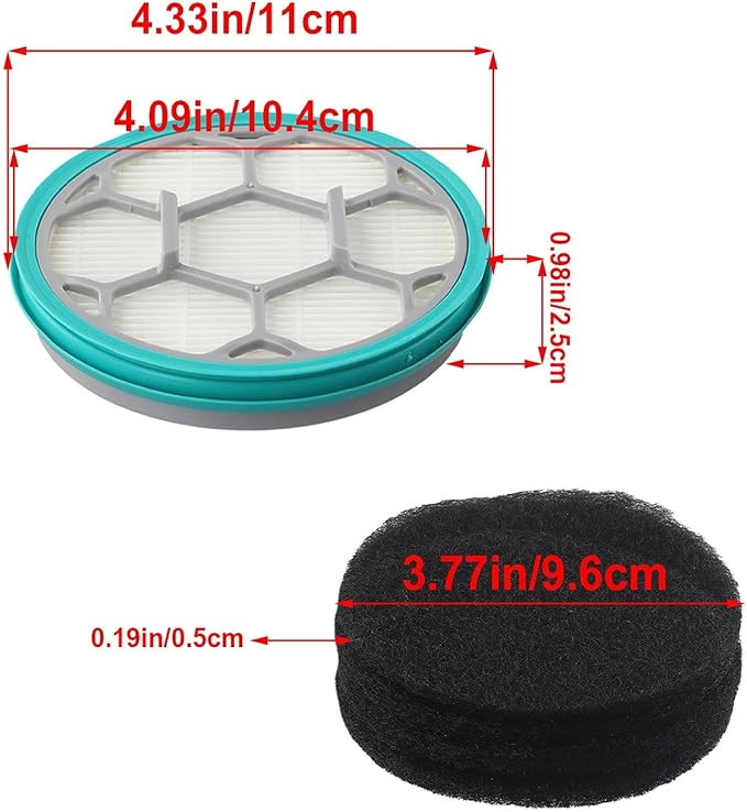 Hepa Filter Sponge Replacement Parts For Neakasa/Neabot P1 Pro Pet Grooming Kit & Vacuum Cleaning Parts